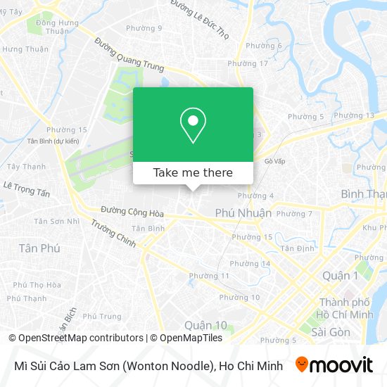 Mì Sủi Cảo Lam Sơn (Wonton Noodle) map