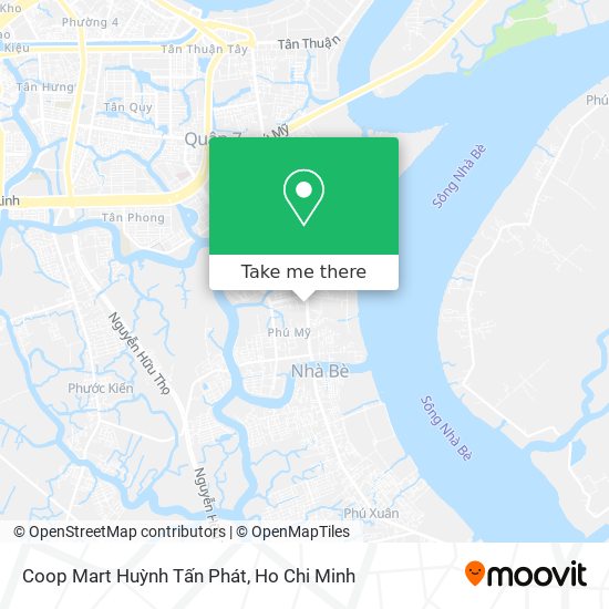 Coop Mart Huỳnh Tấn Phát map