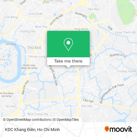 KDC Khang Điền map
