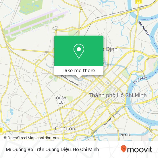 Mì Quãng 85 Trần Quang Diệu map