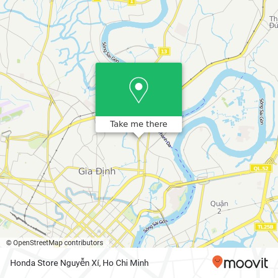 Honda Store Nguyễn Xí map
