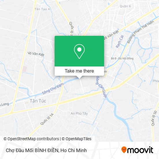 Chợ Đầu Mối BÌNH ĐIỀN map