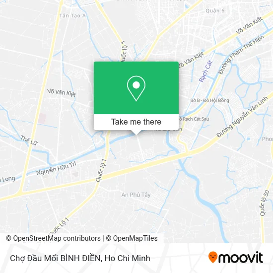 Chợ Đầu Mối BÌNH ĐIỀN map