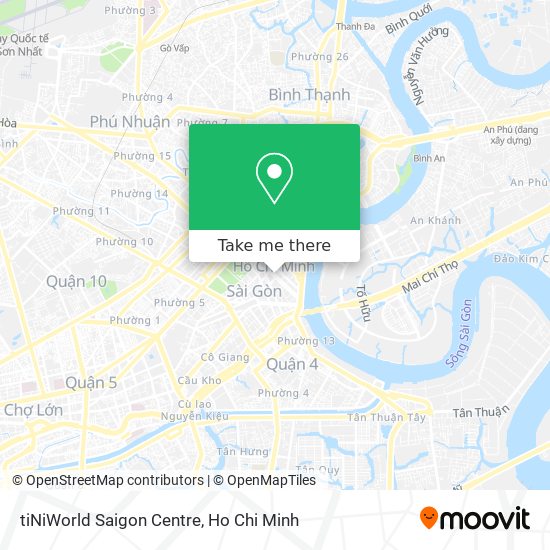 tiNiWorld Saigon Centre map