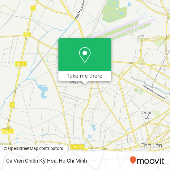 Cá Viên Chiên Kỳ Hoà map