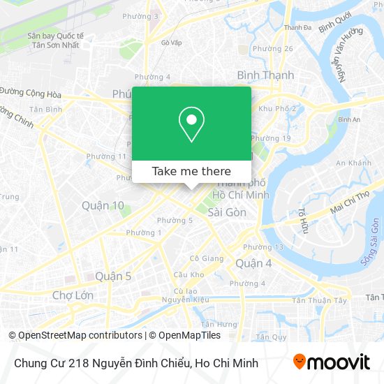Chung Cư 218 Nguyễn Đình Chiểu map
