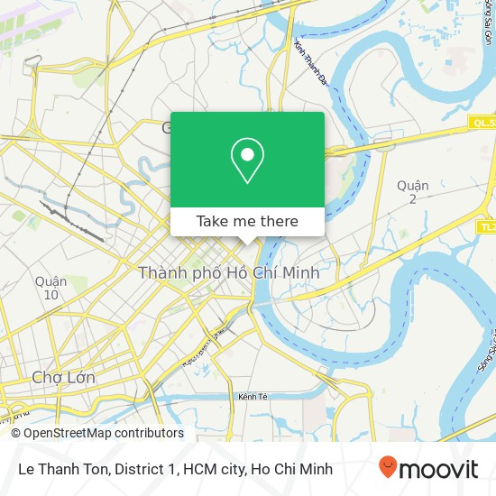 Le Thanh Ton, District 1, HCM city map