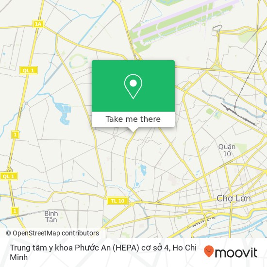 Trung tâm y khoa Phước An (HEPA) cơ sở 4 map