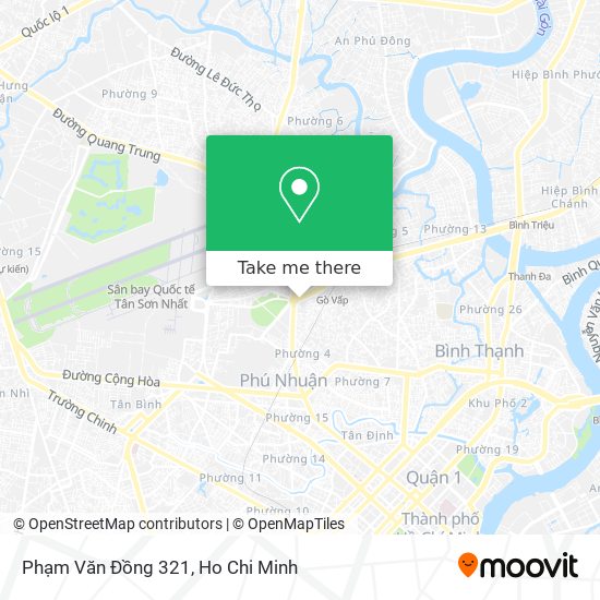 Phạm Văn Đồng 321 map