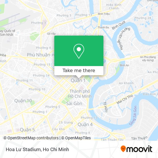 Hoa Lư Stadium map