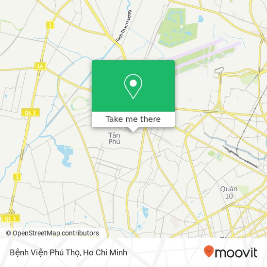 Bệnh Viện Phú Thọ map