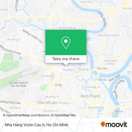 How to get to Nhà Hàng Vườn Cau II in Gò Vấp by Bus?