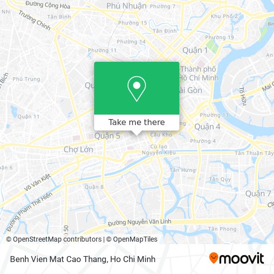 Benh Vien Mat Cao Thang map
