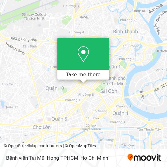 Bệnh viện Tai Mũi Họng TPHCM map