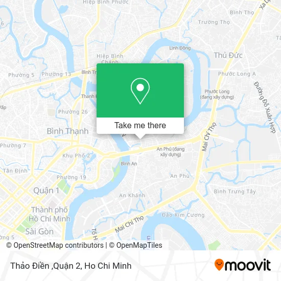 Thảo Điền ,Quận 2 map