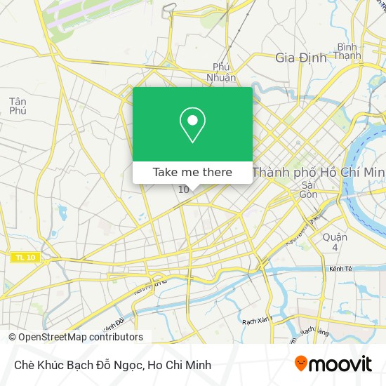 Chè Khúc Bạch Đỗ Ngọc map