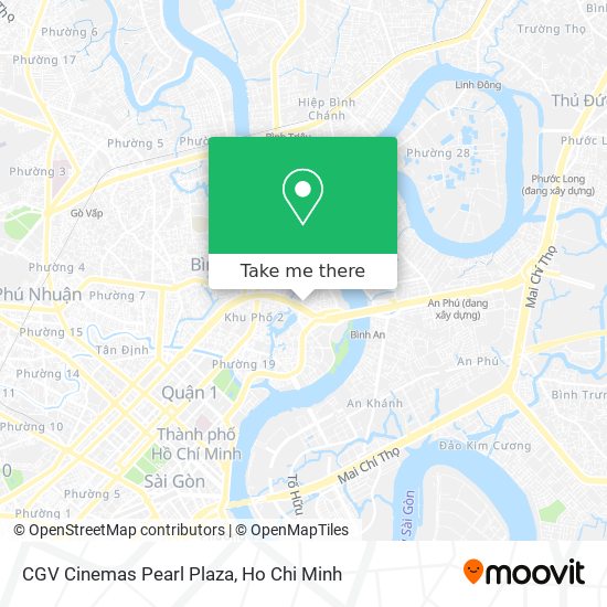 CGV Cinemas Pearl Plaza map