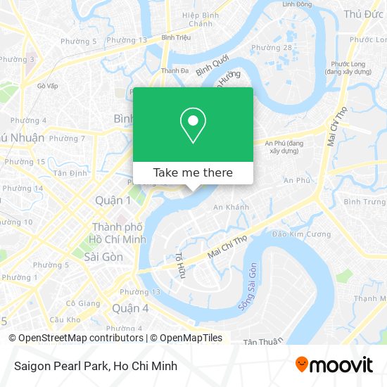 Saigon Pearl Park map