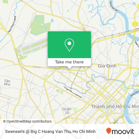 Swensen's @ Big C Hoang Van Thu map