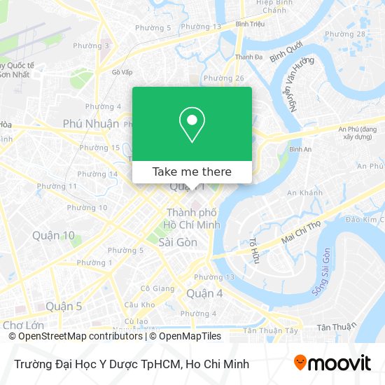 Trường Đại Học Y Dược TpHCM map