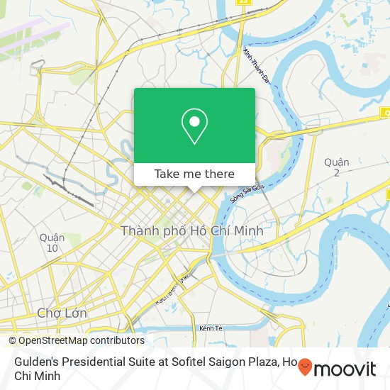 Gulden's Presidential Suite at Sofitel Saigon Plaza map