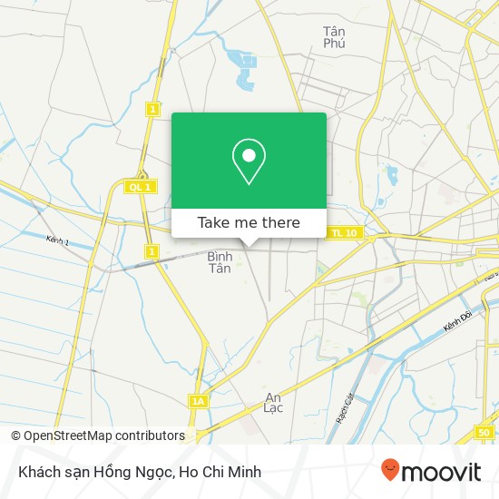 Khách sạn Hồng Ngọc map