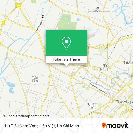 Hủ Tiếu Nam Vang Hàu Việt map