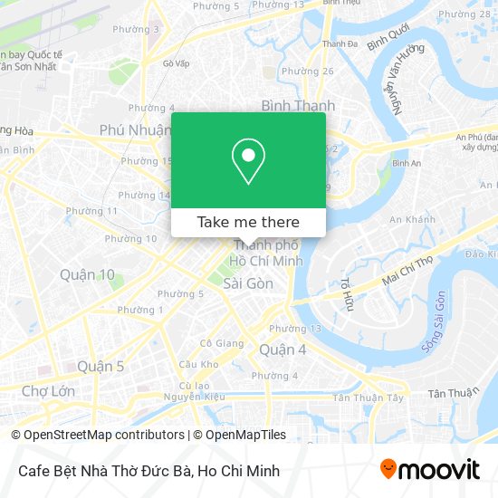 Cafe Bệt Nhà Thờ Đức Bà map