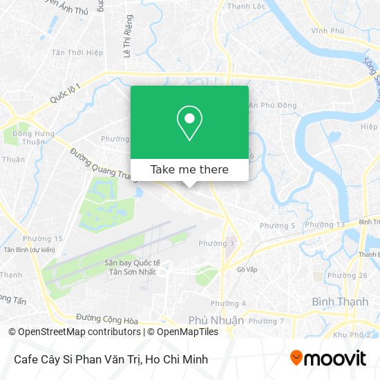 Cafe Cây Si Phan Văn Trị map