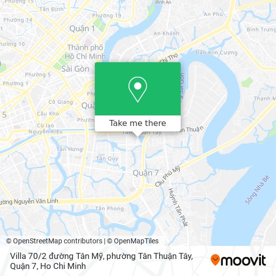 Villa 70 / 2 đường Tân Mỹ, phường Tân Thuận Tây, Quận 7 map