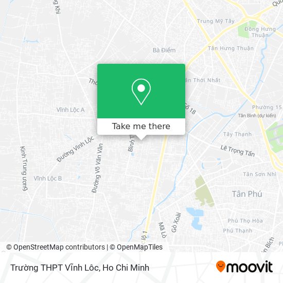 Trường THPT Vĩnh Lôc map