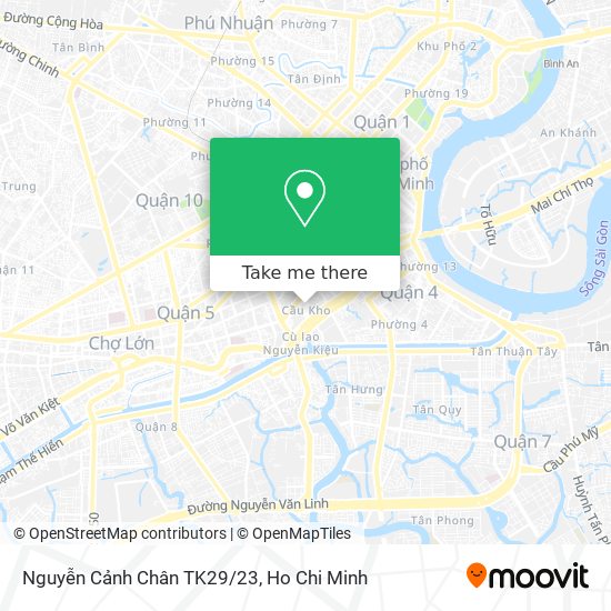 Nguyễn Cảnh Chân TK29/23 map
