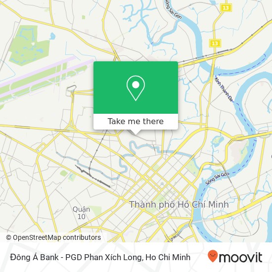Đông Á Bank - PGD Phan Xích Long map