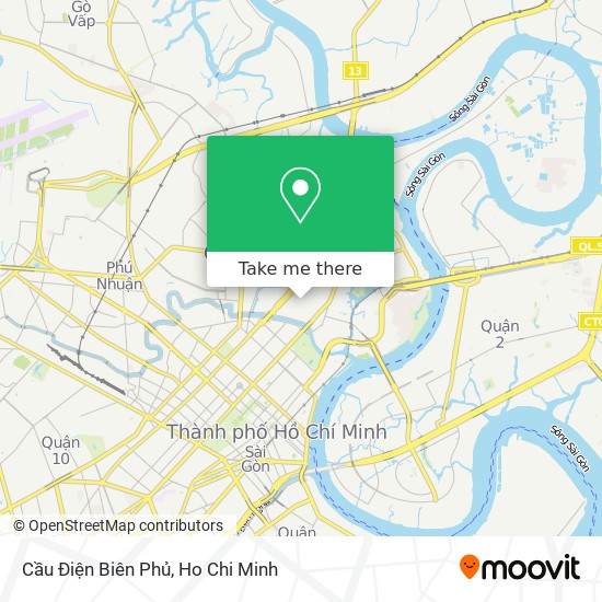 Cầu Điện Biên Phủ map