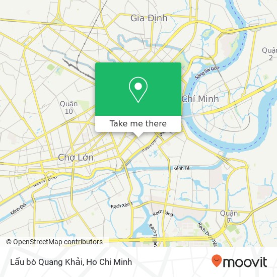 Lẩu bò Quang Khải map