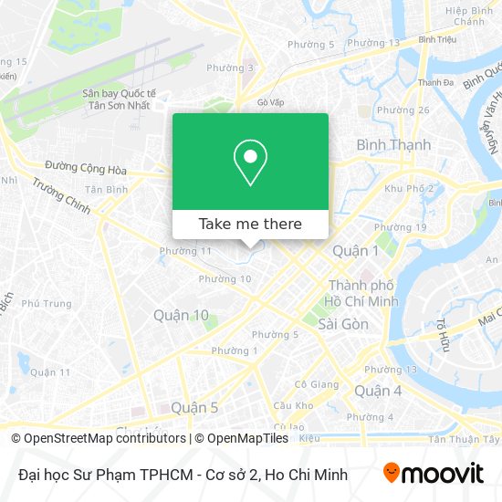 Đại học Sư Phạm TPHCM - Cơ sở 2 map