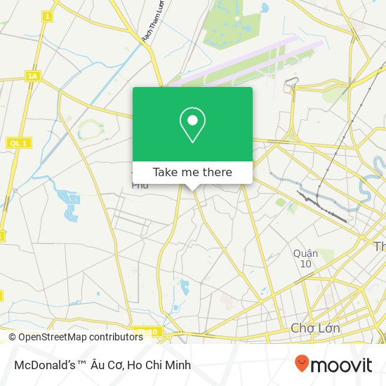 McDonald’s™ Âu Cơ map