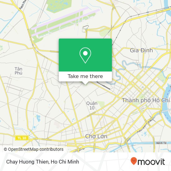 Chay Huong Thien map