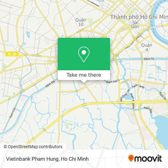 Vietinbank Pham Hung map
