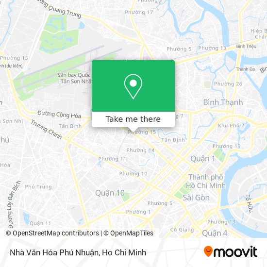 Nhà Văn Hóa Phú Nhuận map
