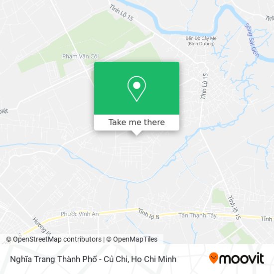Nghĩa Trang Thành Phố - Củ Chi map