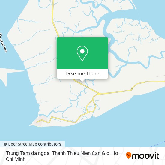 Trung Tam da ngoai Thanh Thieu Nien Can Gio map