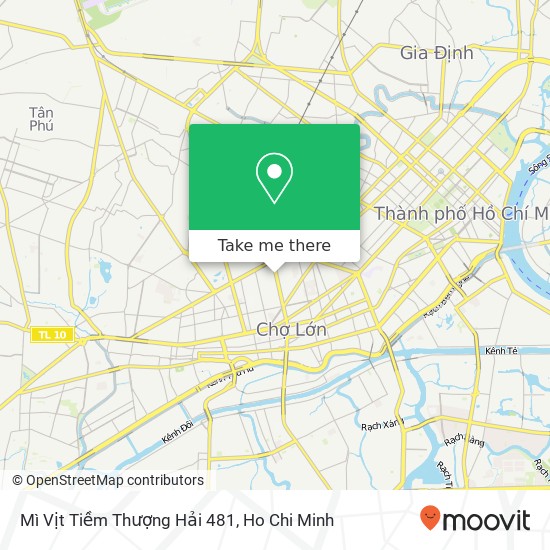 Mì Vịt Tiềm Thượng Hải 481 map