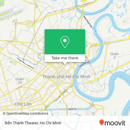 Bến Thành Theater map