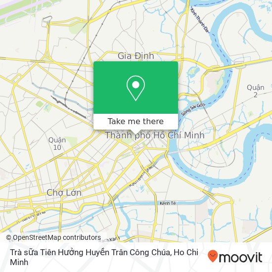 Trà sữa Tiên Hưởng Huyền Trân Công Chúa map