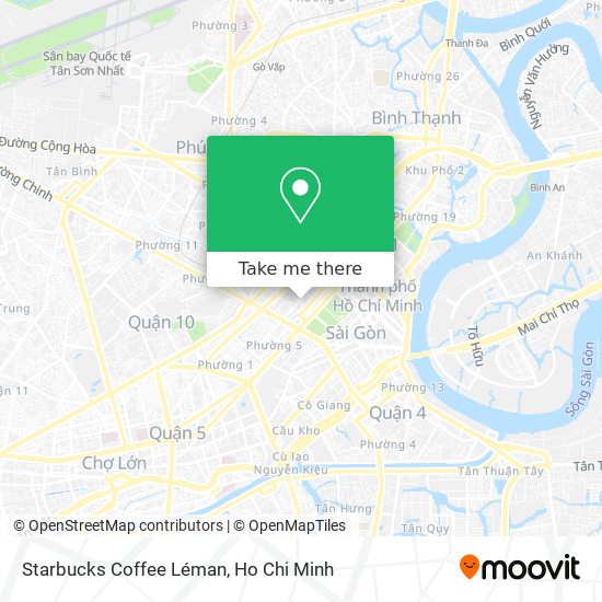 Starbucks Coffee Léman map
