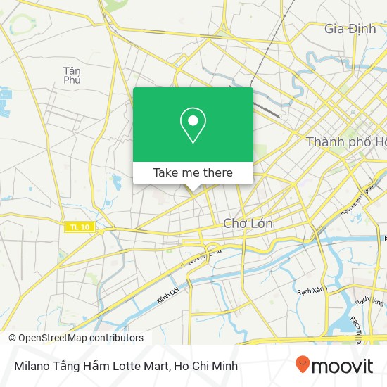 Milano Tầng Hầm Lotte Mart map