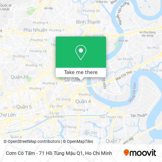 Cơm Cô Tấm - 71 Hồ Tùng Mậu Q1 map