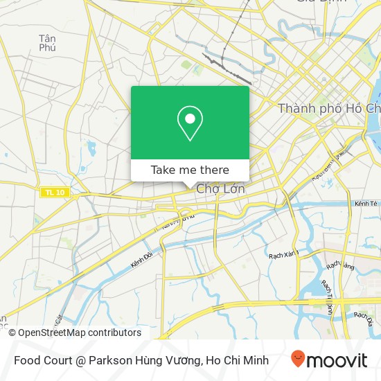 Food Court @ Parkson Hùng Vương map