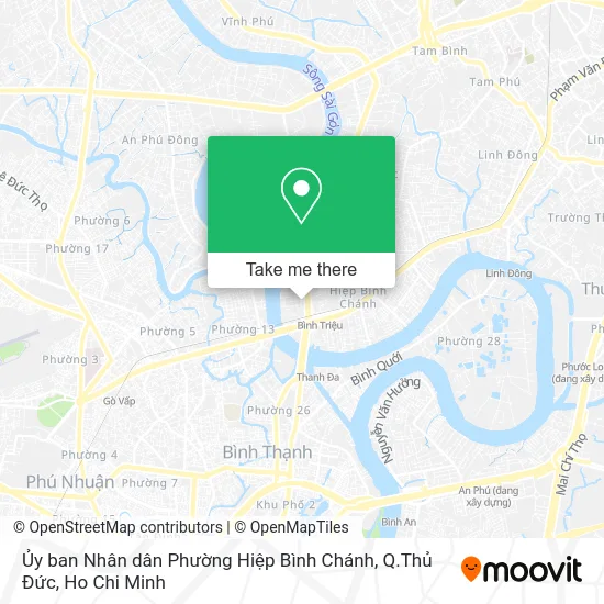 Ủy ban Nhân dân Phường Hiệp Bình Chánh, Q.Thủ Đức map